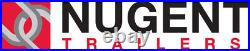 NEW 2023 Nugent Utility Goods U2213S Trailer Inc Ramp & Mesh Sides 7'1 X 4'2
