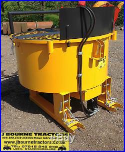 NEW HYDRAULIC DRIVEN PAN MIXER, concrete mixer, digger, trailer, tractor, forklift