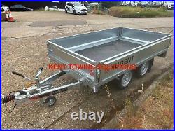 NEW Nugent 8ft x 5ft General Flatbed GF2515S with Dropsides Trailer 2000KG MGW