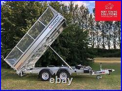 NEW Nugent T3718H Tipper Tipping Flatbed Trailer Mesh Cage Sides, 11'11 x 5'11