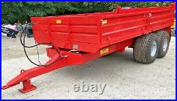 New 8t & 10t Dropside Tractor Tipping Trailer