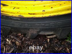 New Price -Rowcrop wheels with good tyres 2 off