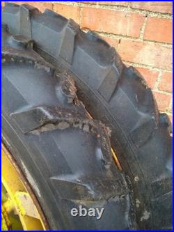 New Price -Rowcrop wheels with good tyres 2 off