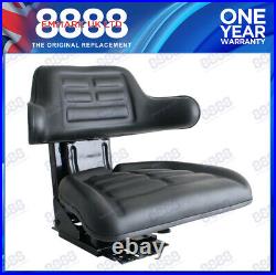 New Quality Universal Suspension Seat Tractor Dumper Forklift Mower Digger Black