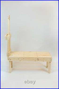 New Small Goat Milking Stand for Pygmy and Nigerian Dwarf Goats 32in. Natural