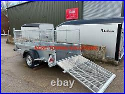 Nugent G2512-750 General Purpose Trailer 8'2x4'2 with Mesh, Ramp, Spare +More