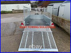 Nugent G2512-750 General Purpose Trailer 8'2x4'2 with Mesh, Ramp, Spare +More