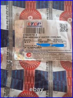 OEM Farm track radiator shroud & fan assembly water colling D10062840+D10028750