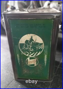 Old Agri Castrol motor oil Can tractor farm agricultural machinery