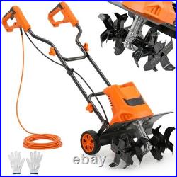 Outsunny 1500W Electric Tiller with 40cm Working Width, 20cm Tilling Depth