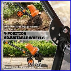 Outsunny 1500W Electric Tiller with 40cm Working Width, 20cm Tilling Depth
