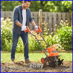 Outsunny 1500W Electric Tiller with 40cm Working Width, 20cm Tilling Depth
