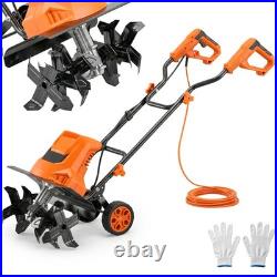 Outsunny 1500W Electric Tiller with 40cm Working Width, 20cm Tilling Depth