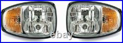 Pair Front Headlight Headlamp Head Light for JCB Telehandler Telescopic Forklift