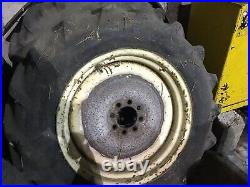 Pair Of Tractor Wheel And Tyres