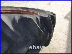 Pair of 16.9R38 Massey Ferguson Heavy Adjustable wheels 1662805M1