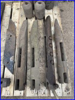 Pallet of mole plough wearing parts