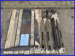 Pallet of mole plough wearing parts