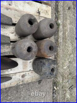 Pallet of mole plough wearing parts