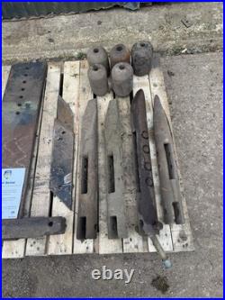 Pallet of mole plough wearing parts