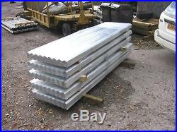 Parcel Of 25 New- Un Used Corrogated Galvanised Steel Roof Sheets 8ft Long