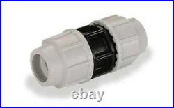 Plasson MDPE Metric Straight Repair Coupling Compression Fitting