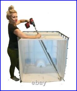 Portable IBC Tote Shuttle Agitator Mixer Stirrer Fertiliser Chemical Agimate