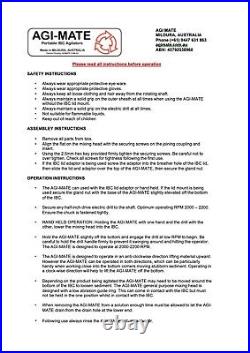 Portable IBC Tote Shuttle Agitator Mixer Stirrer Fertiliser Chemical Agimate