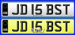Private Cherished Registration Number Plate JOHN DEERE IS BEST JD 15 BST Tractor