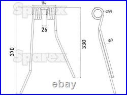 Pz Haybob Tine Kit Full Set Of 20 Complete Springs Fixing Kit Rollpin And Nylons