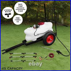 Quad ATV Sprayer Trailer Electric 60 Litre 12V Tank Boom Hand Lance Agricultural