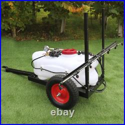 Quad ATV Sprayer Trailer Electric 60 Litre 12V Tank Boom Hand Lance Agricultural