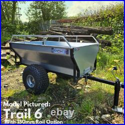 Quad ATV Tipping Trailer farm logging Metal trailer equestrian trailer Iron Ox