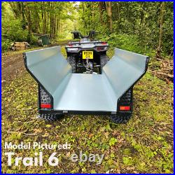 Quad ATV Tipping Trailer farm logging Metal trailer equestrian trailer Iron Ox