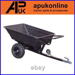 Quad ATV Utility Tipping Ride On Mower Off Road Trailer Garden Poly Dump Cart