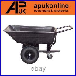 Quad ATV Utility Tipping Ride On Mower Off Road Trailer Garden Poly Dump Cart