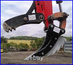 RSL digger excavator tree stump root ripper tine tooth 0.75t 14t pins included