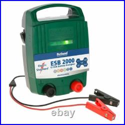 RUTLAND ESB 2000 Rutland Fencing 12v Battery Fence Energiser Horses Sheep