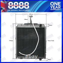 Radiator (3121413R91) for Case IH tractors 484 584 684 784 884 385 485 585 685