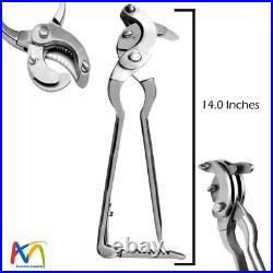Serra Emasculator Vet Castration Tool 14 With Ratchet Steel Clamp Modified