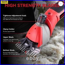 Shearers Cordless Electric Professional Sheep Shears Clippers 2 Batteries NEW