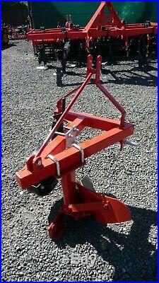 Single furrow plough for compact tractor