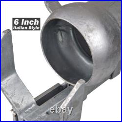 Slurry Tanker Coupler 6 Italian Pipe Quick Attacher Male 300mm Long Neck