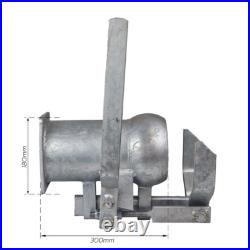 Slurry Tanker Coupler 6 Italian Pipe Quick Attacher Male 300mm Long Neck