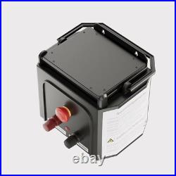 Solar Electric Fence Energiser Battery Powered 0.35J 10km Farm Pet Animal UK