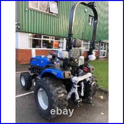 Solis 26 HST Compact Tractor fitted with industrial tyres