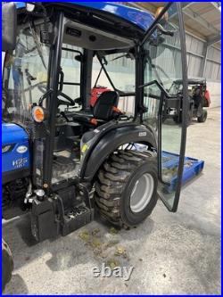Solis 26 HST (Hydrostatic) Tractor with Cab with 30 hours use £10,500 + VAT
