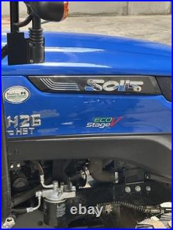 Solis 26 HST (Hydrostatic) Tractor with Cab with 30 hours use £10,500 + VAT