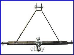 Sparex Drawbar Hitch Cat. 2 Ø28mm 9 holes 932mm tractor A frame (S. 119469)