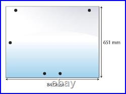 Sparex rear window glass for Case IH 1055, 1056, 4240,685, 844 tractor (S. 10152)